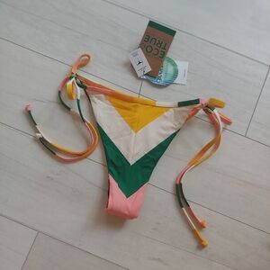 VOLCOM NEW Along the Lines Tiny Bikini Bottom